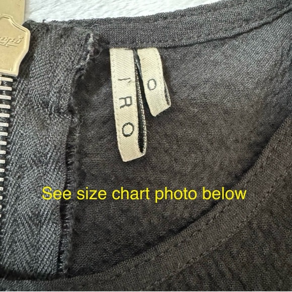 IRO Diana Asymmetrical Shift Dress Black LBD Size 2/XS - Picture 3 of 10